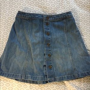 Abercrombie jean skirt! NEVER WORN!